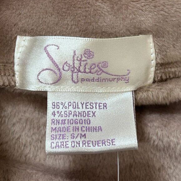 NWT Softies Ultra Soft Snuggle Stretch Velour Lounger - Picture 7 of 9